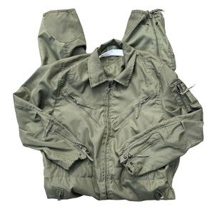 Vintage Military CVC Combat Vehicle Crewman Coveralls Olive Green Medium Short